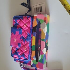 Rare Breat cancer 2 piece Vera Bradley in Art Poppies, Art Pop